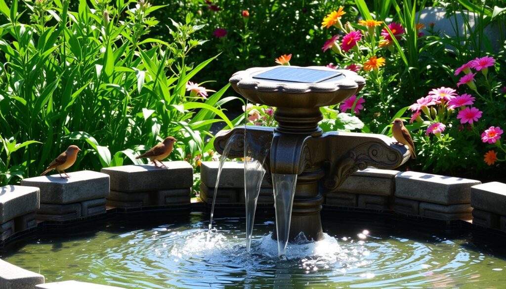 solar water feature