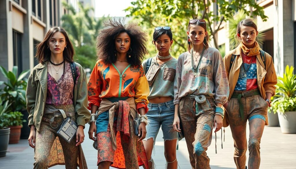 upcycled fashion looks