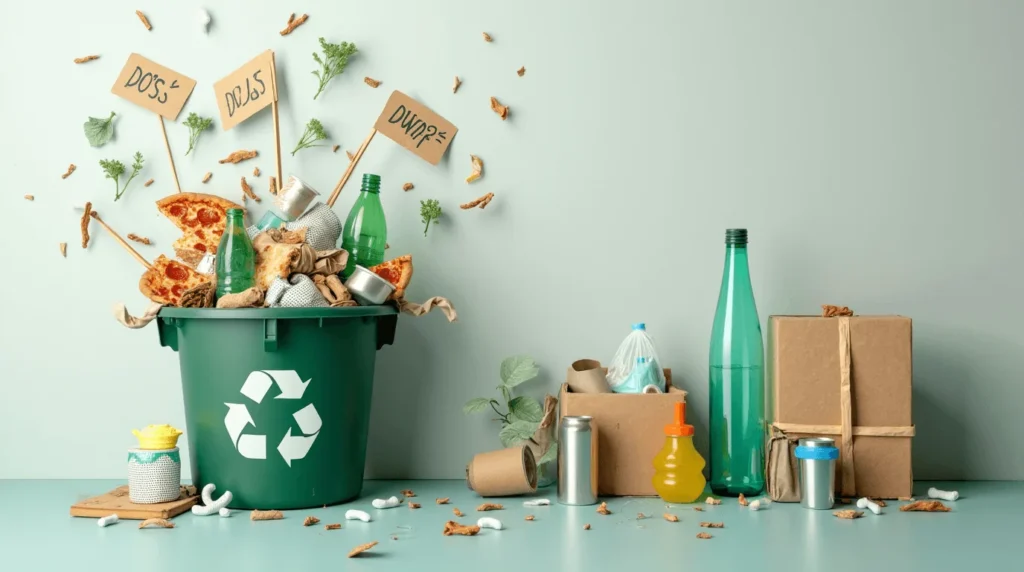 common recycling mistakes
