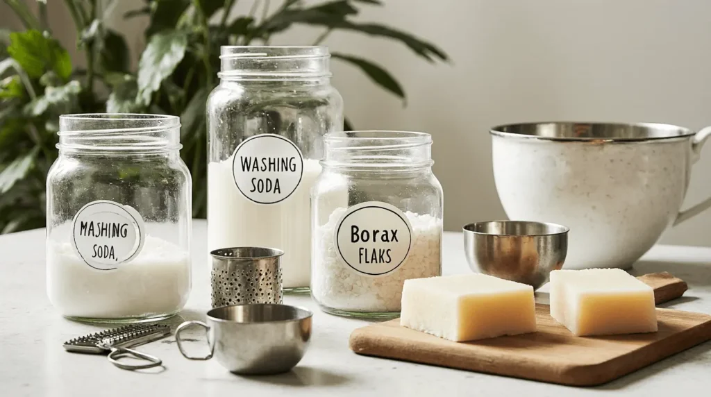 DIY Laundry Detergent Ingredients